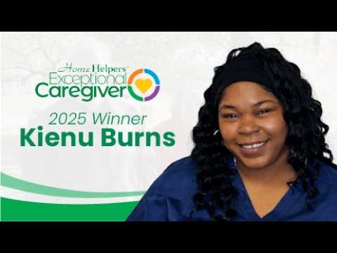 Kienu Burns: 2025 Home Helpers Home Care Exceptional Caregiver of the Year