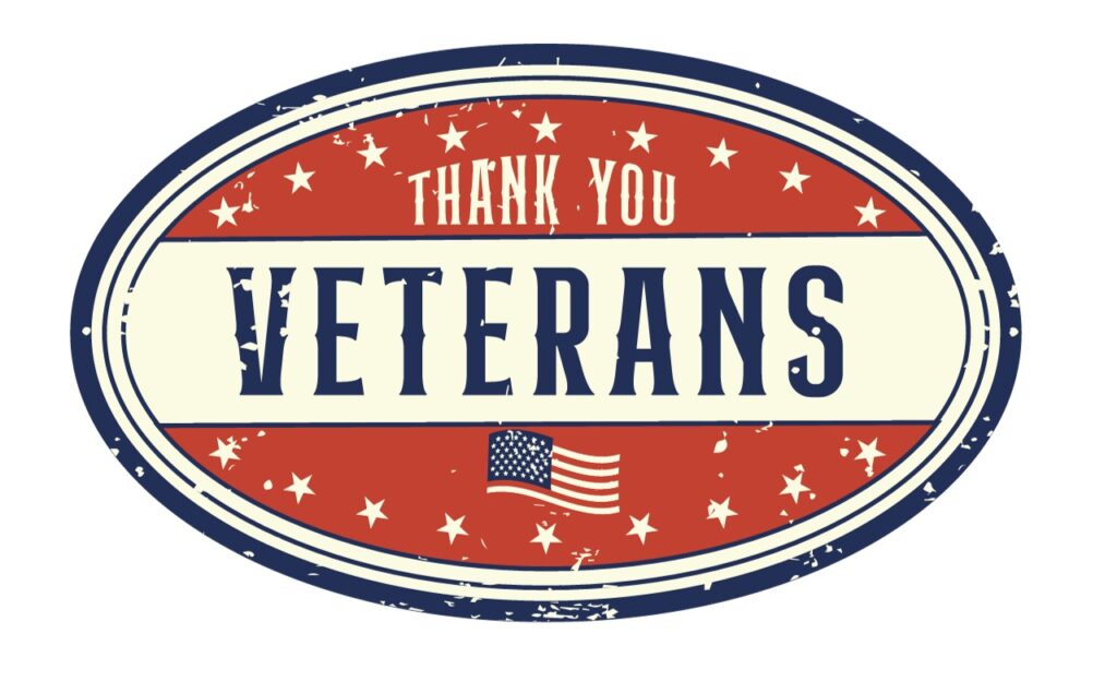 Thank you, veterans