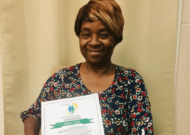 Home Helpers April 2020 Caregiver of the Month: Lottie