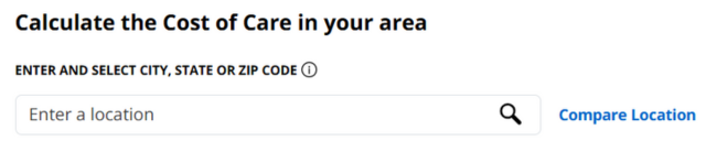 Genworth calculate the cost of care in your area