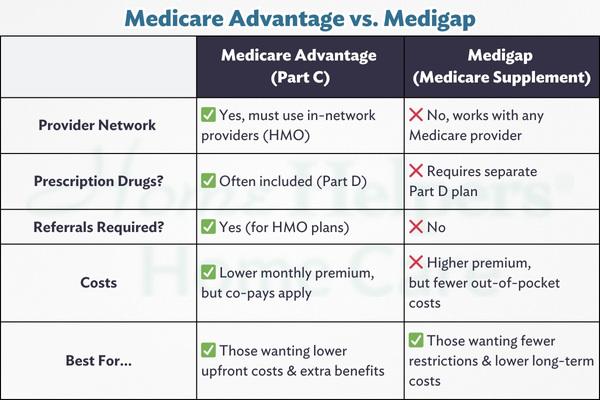Medicare Advantage vs. Medigap