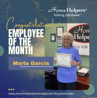 Marla Garcia employee of the month