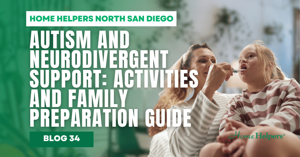 Autism and neurodivergent family activities and preparation at home