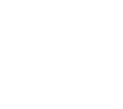 A simple white laurel wreath with symmetrical leaves on both sides, forming a semi-circle, and a small white circle at the bottom center, all set against a light gray background.