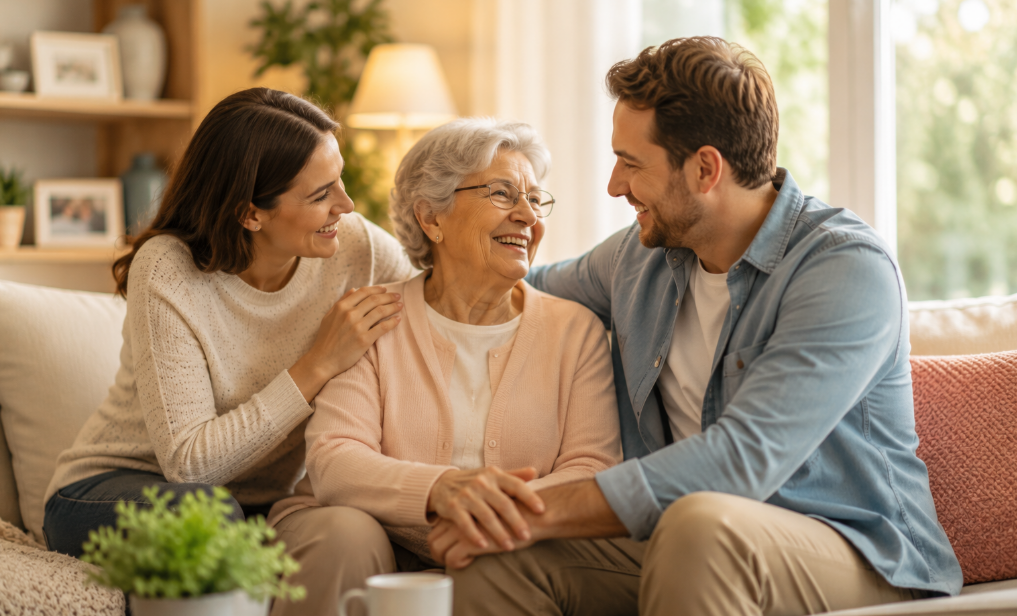 Family time supported by home care services in Tiburon, CA.